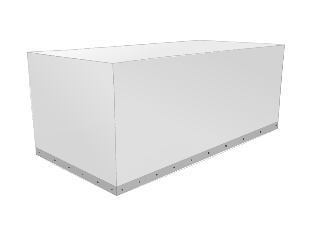 Housse Rectangle - Protect 670 : La référence en matière de protection étanche Blanc RAL 9016