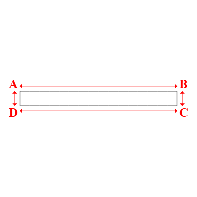 Bâche Rectangle en Protect 670 : La référence en matière de protection étanche Blanc RAL 9016 - 10.52x1.00m
