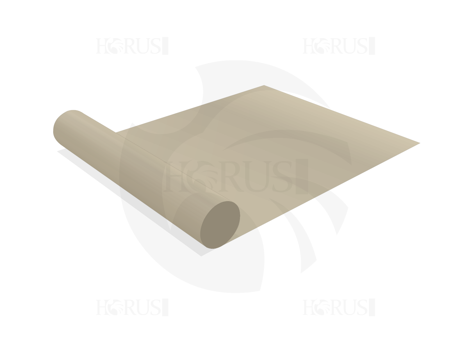 Toile à la coupe - 10m X 2.7m - Protect 670 : La référence en matière de protection étanche Beige ral 1015