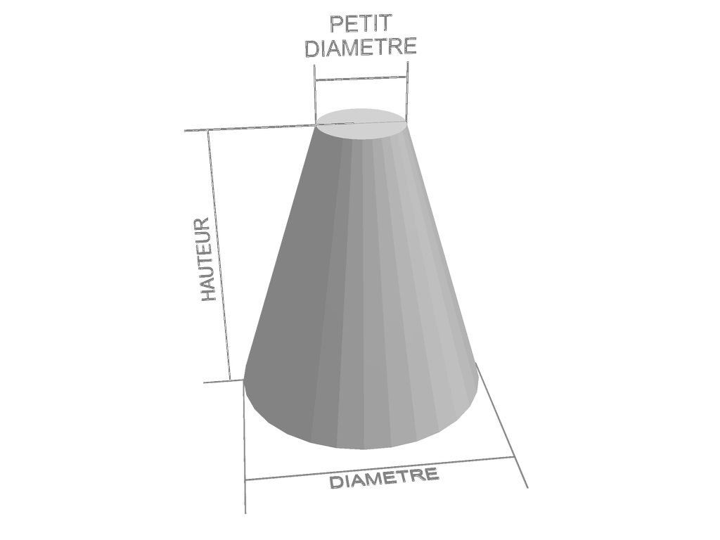 Housse Conique - MaxiProtect 900 : Protection & grammage renforcé Blanc signalisation RAL 9016 - 31066