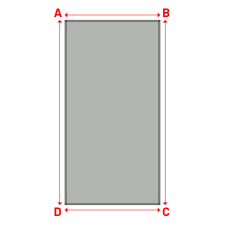 Bâche Rectangle en MaxiProtect 900 : Protection & grammage renforcé Gris agate RAL 7038 - 31071 - 2.30x4.46m
