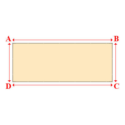 Bâche Rectangle en Protect 670 : La référence en matière de protection étanche Beige ral 1015 - 9.00x3.50m