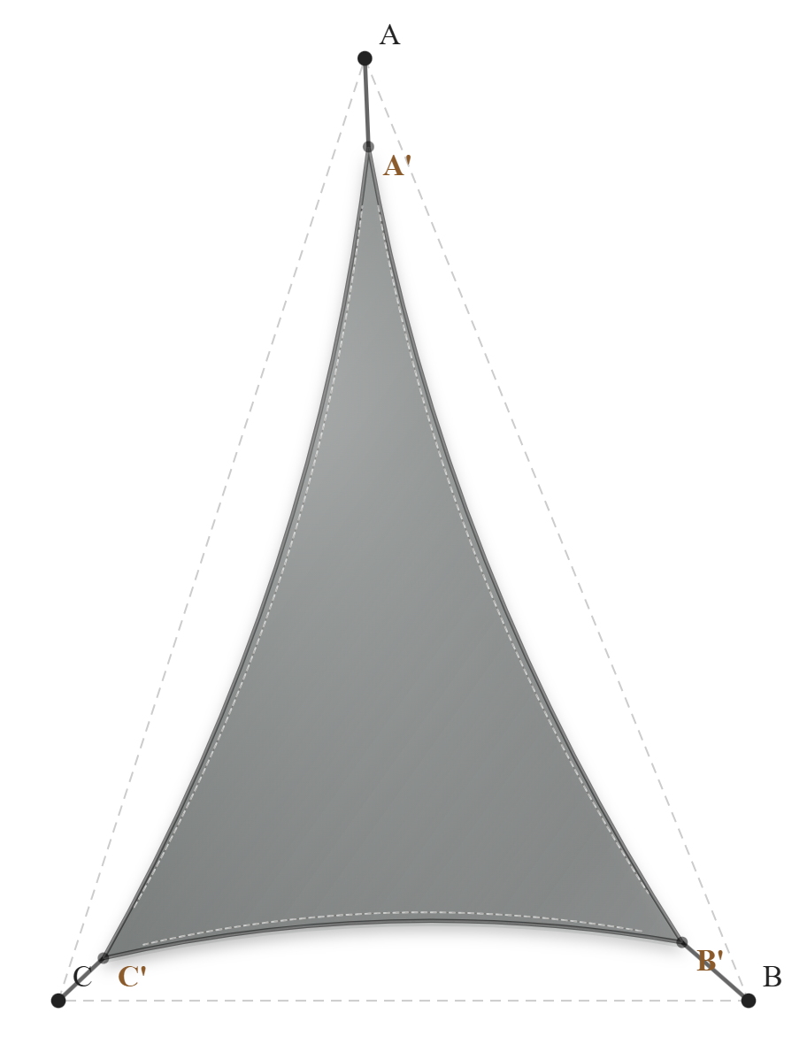 Voile d'ombrage - Forme Triangle - Gris Acier (648 AustralMesh)