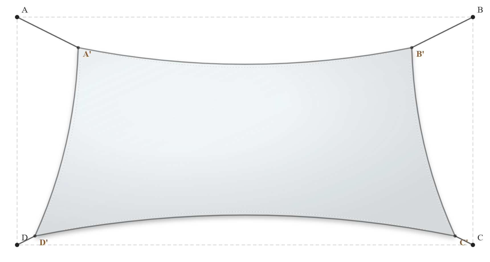 Voile d'ombrage - Forme Rectangle - Blanc - 502V3-8102C