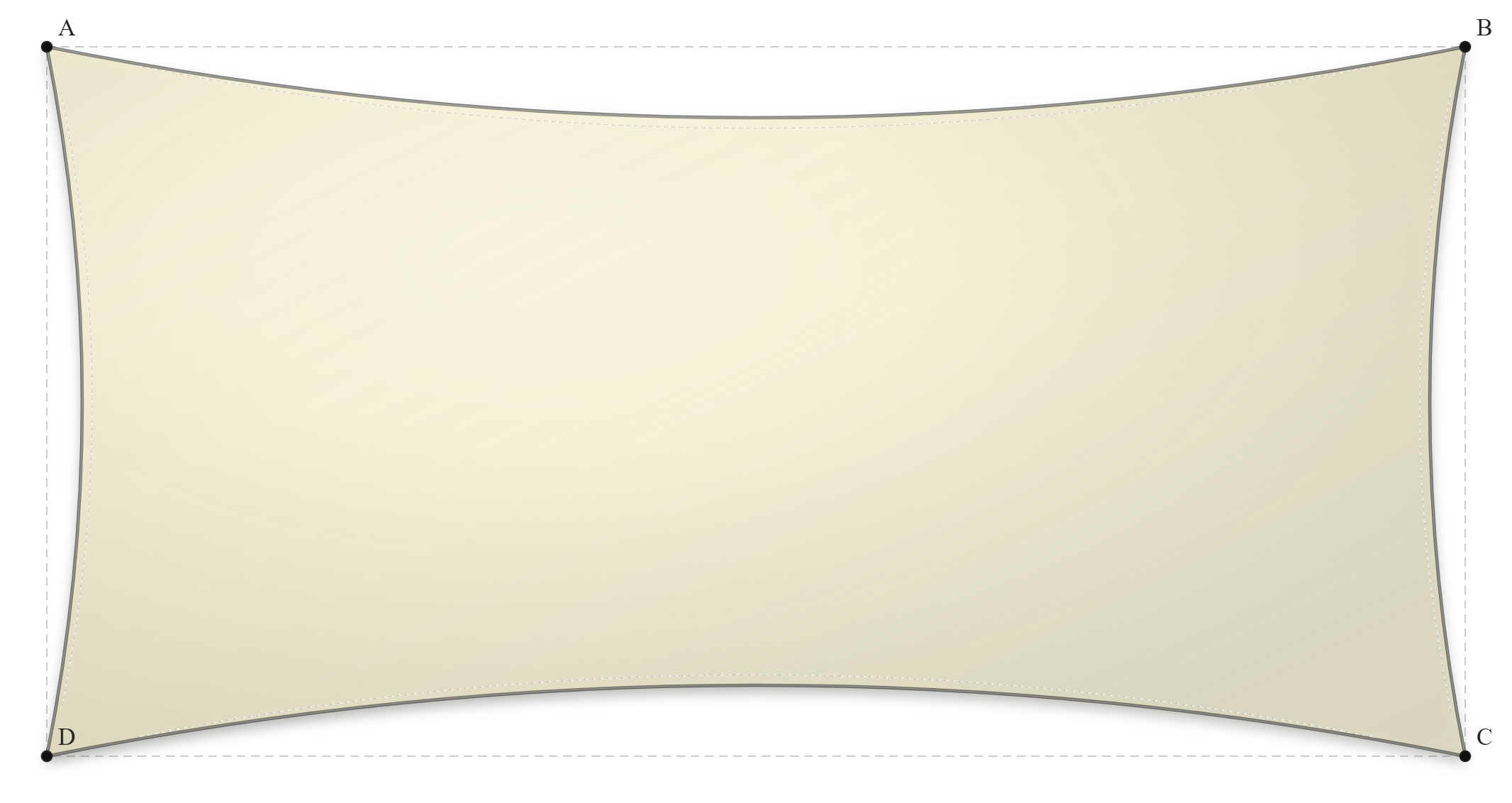 Voile d'ombrage - Forme Rectangle - Naturel (759 AustralMesh)