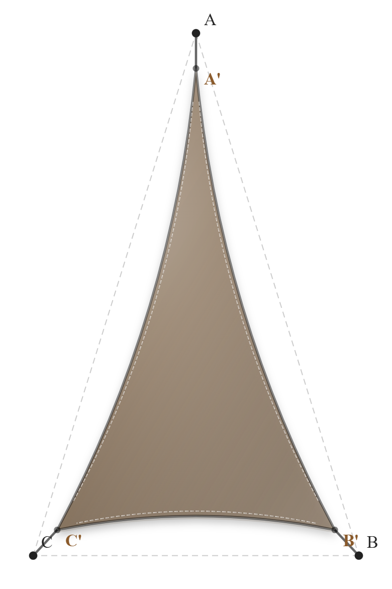 Voile d'ombrage - Forme Triangle - Bois flotté 294 (AustralMesh)