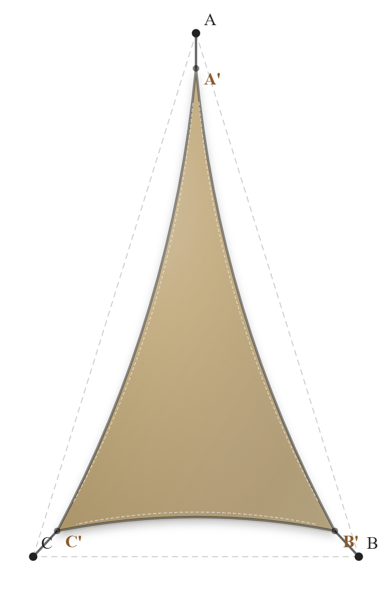 Voile d'ombrage - Forme Triangle - Sable du désert (704 AustralMesh)