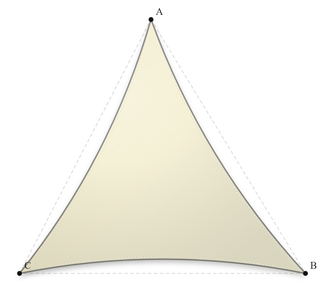 Voile d'ombrage - Forme Triangle - Naturel (759 AustralMesh)