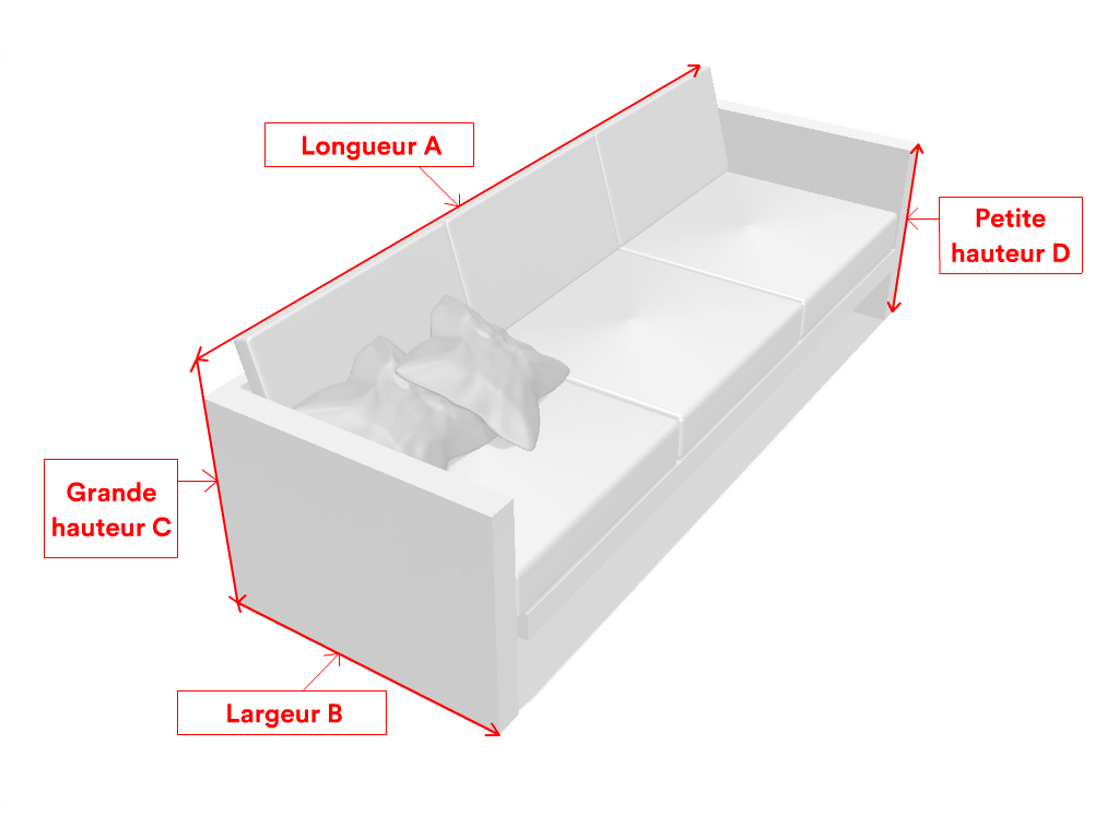Canapé de jardin haut - Protect 670 : La référence en matière de protection étanche Beige ral 1015