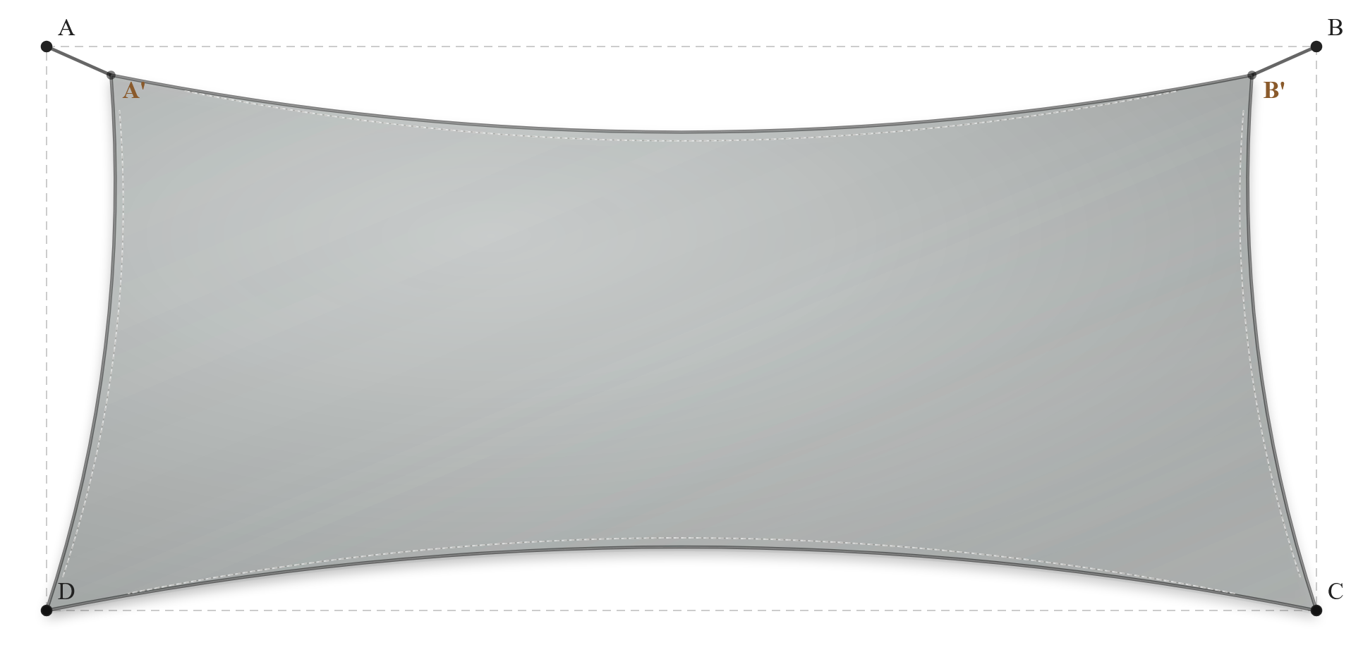 Voile d'ombrage - Forme Rectangle - Galet 96-2171
