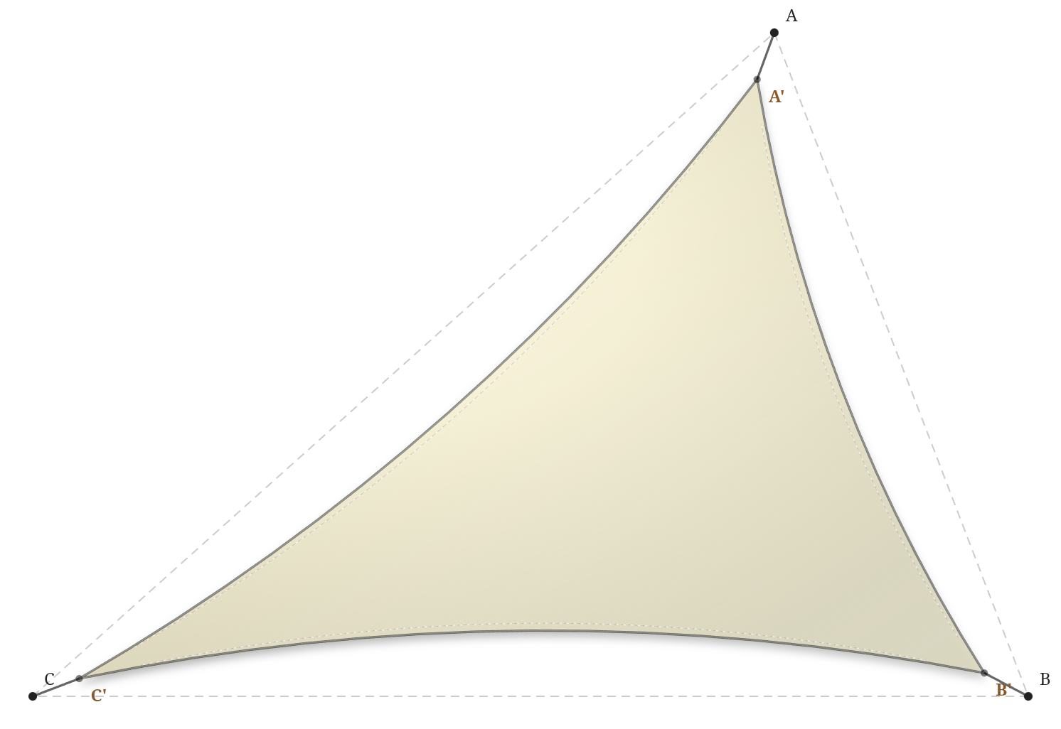 Voile d'ombrage - Forme Triangle - Naturel (759 AustralMesh)