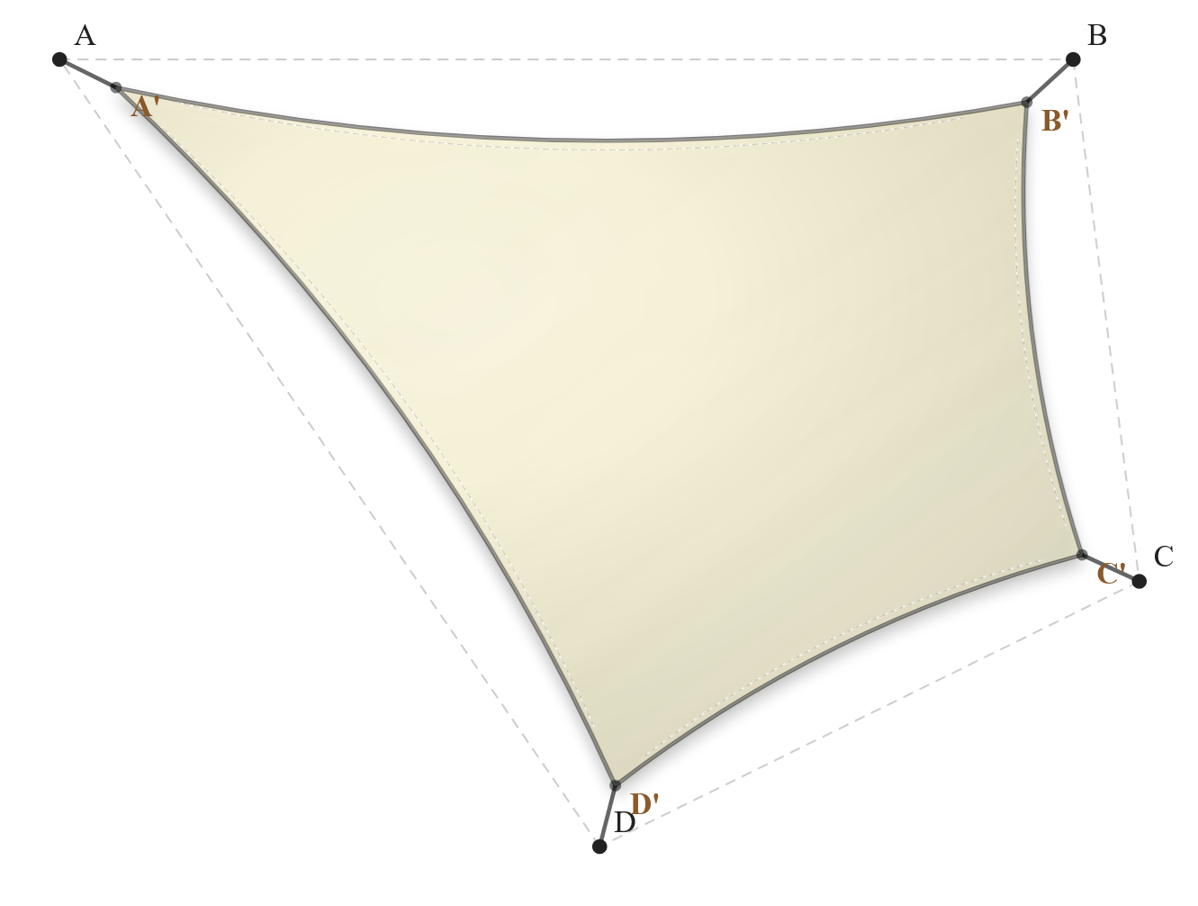 Voile d'ombrage - Forme Trapèze - Naturel (759 AustralMesh)