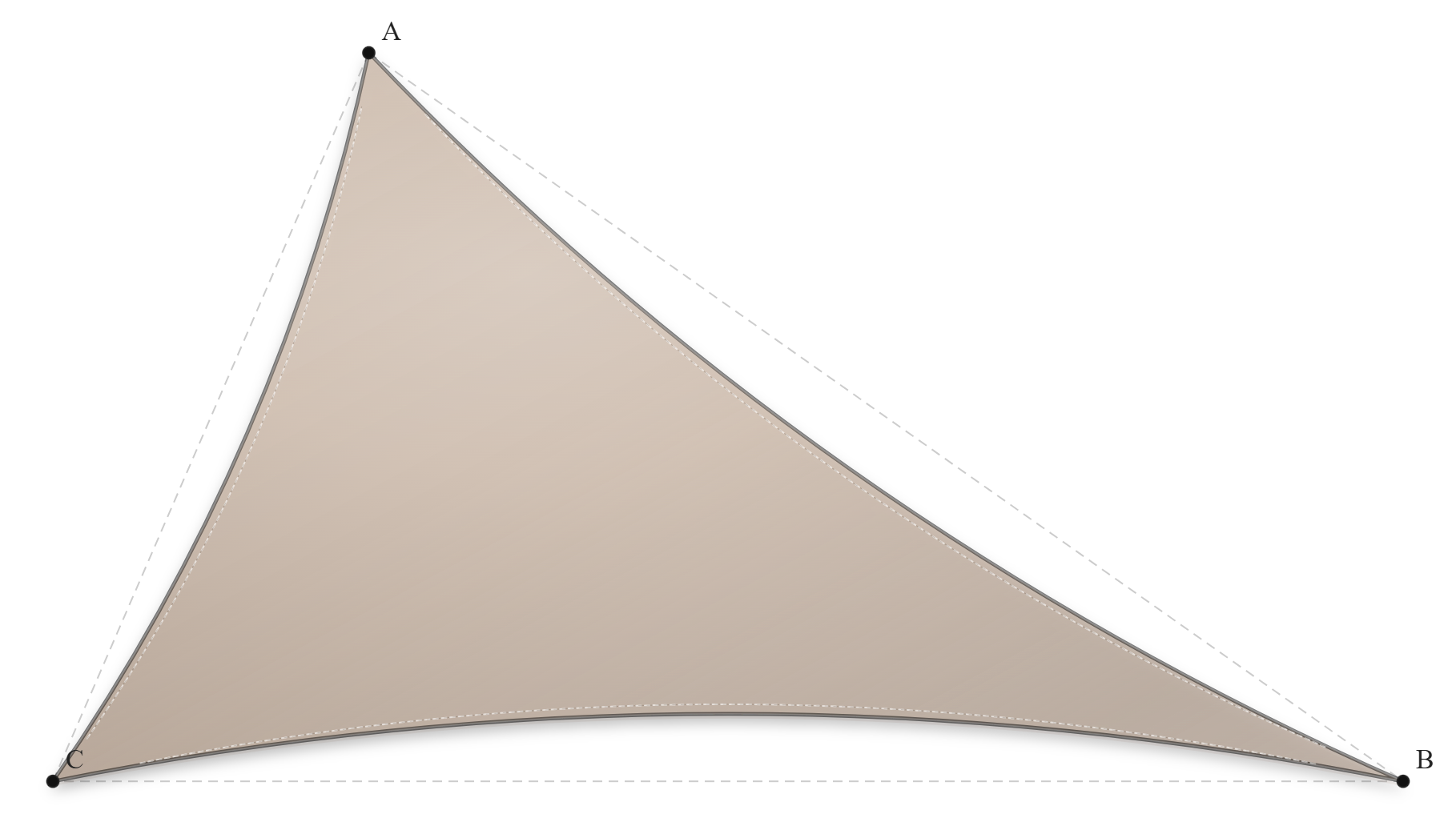 Voile d'ombrage - Forme Triangle - Beige Sablé 96-2135
