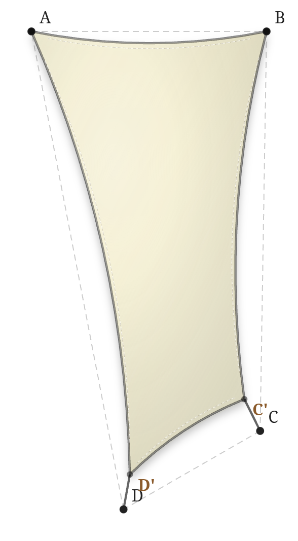 Voile d'ombrage - Forme Trapèze - Naturel (759 AustralMesh)