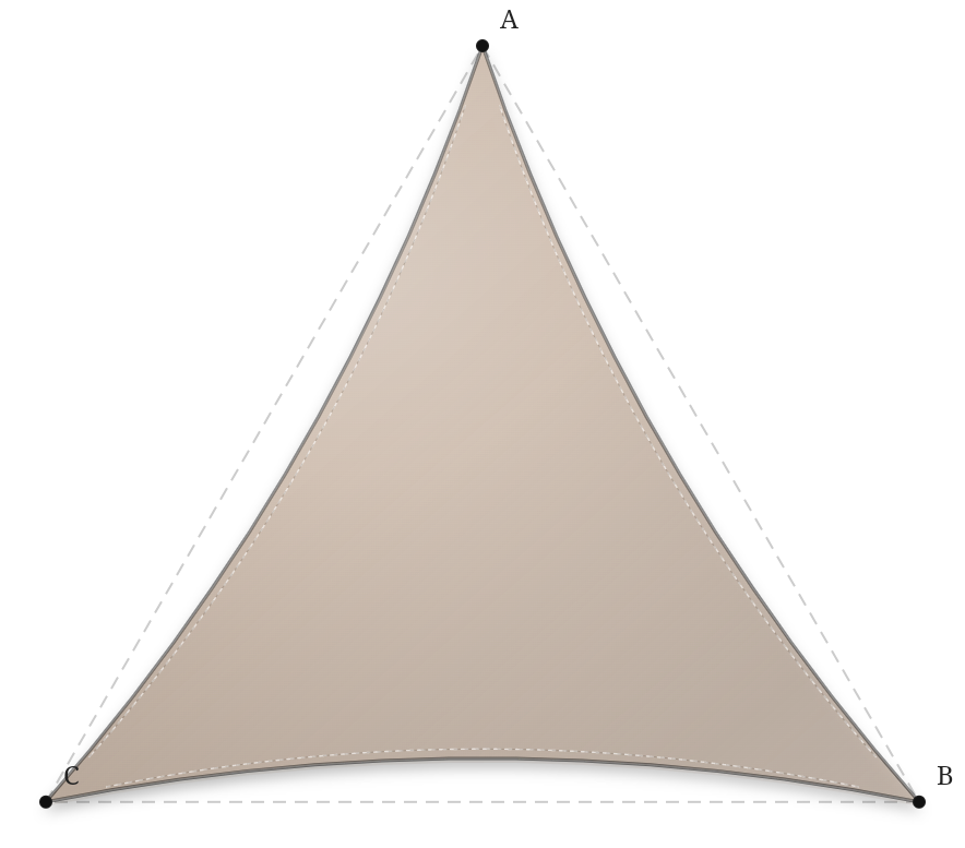 Voile d'ombrage - Forme Triangle - Beige Sablé 96-2135