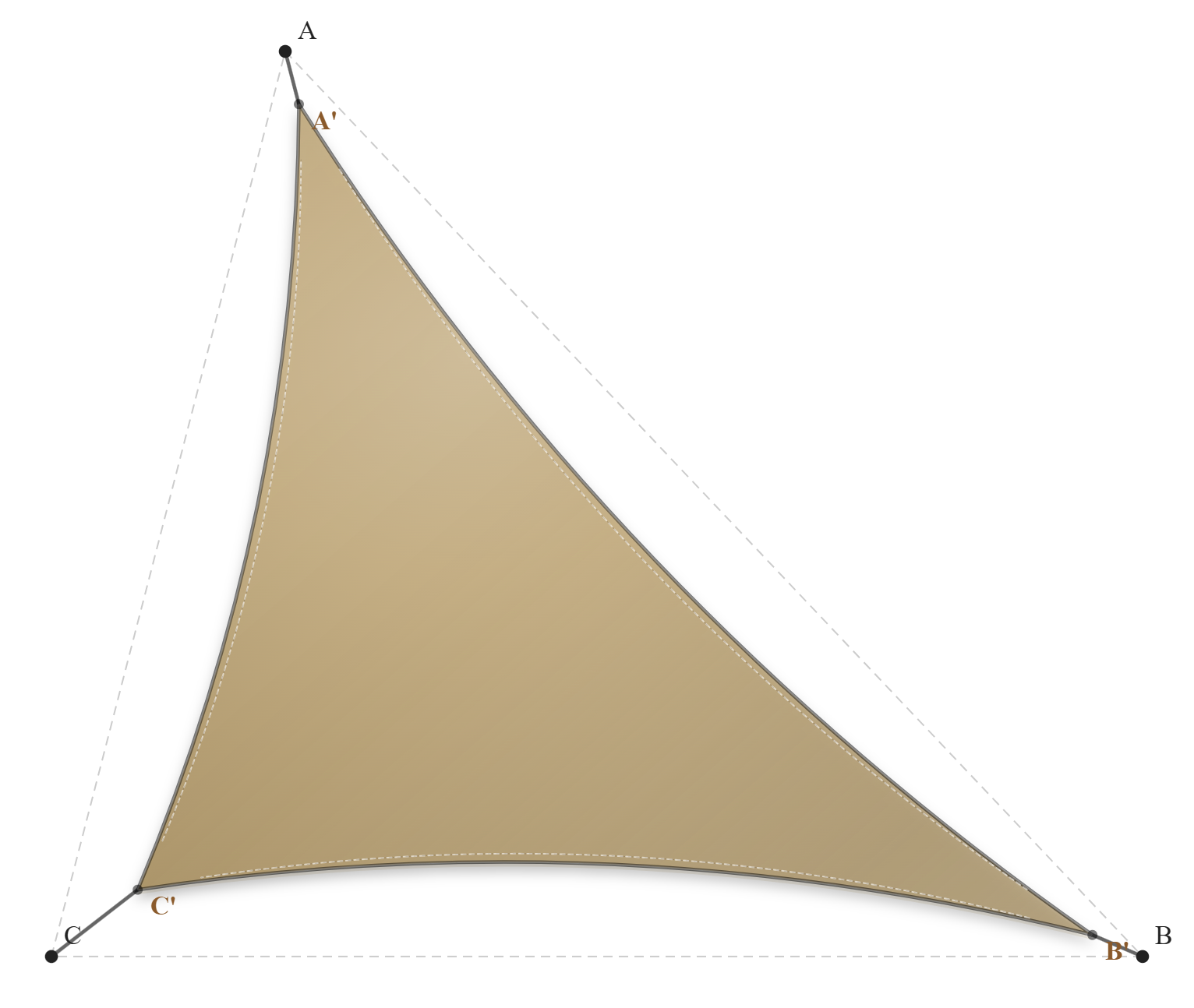 Voile d'ombrage - Forme Triangle - Sable du désert (704 AustralMesh)