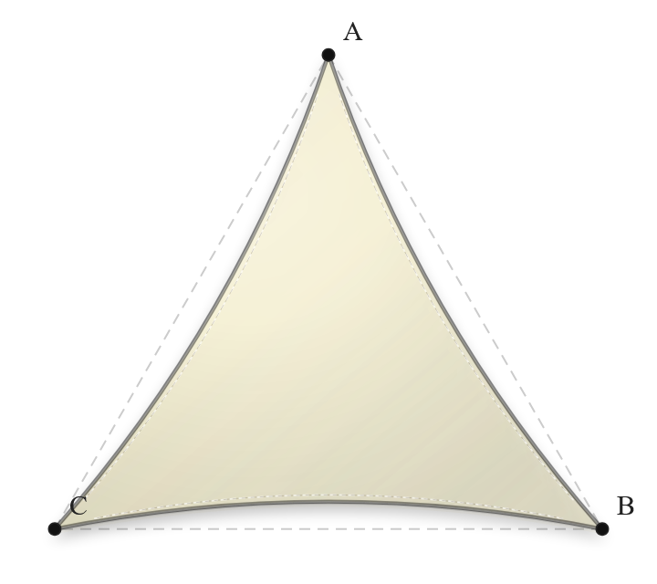 Voile d'ombrage - Forme Triangle - Naturel (759 AustralMesh)