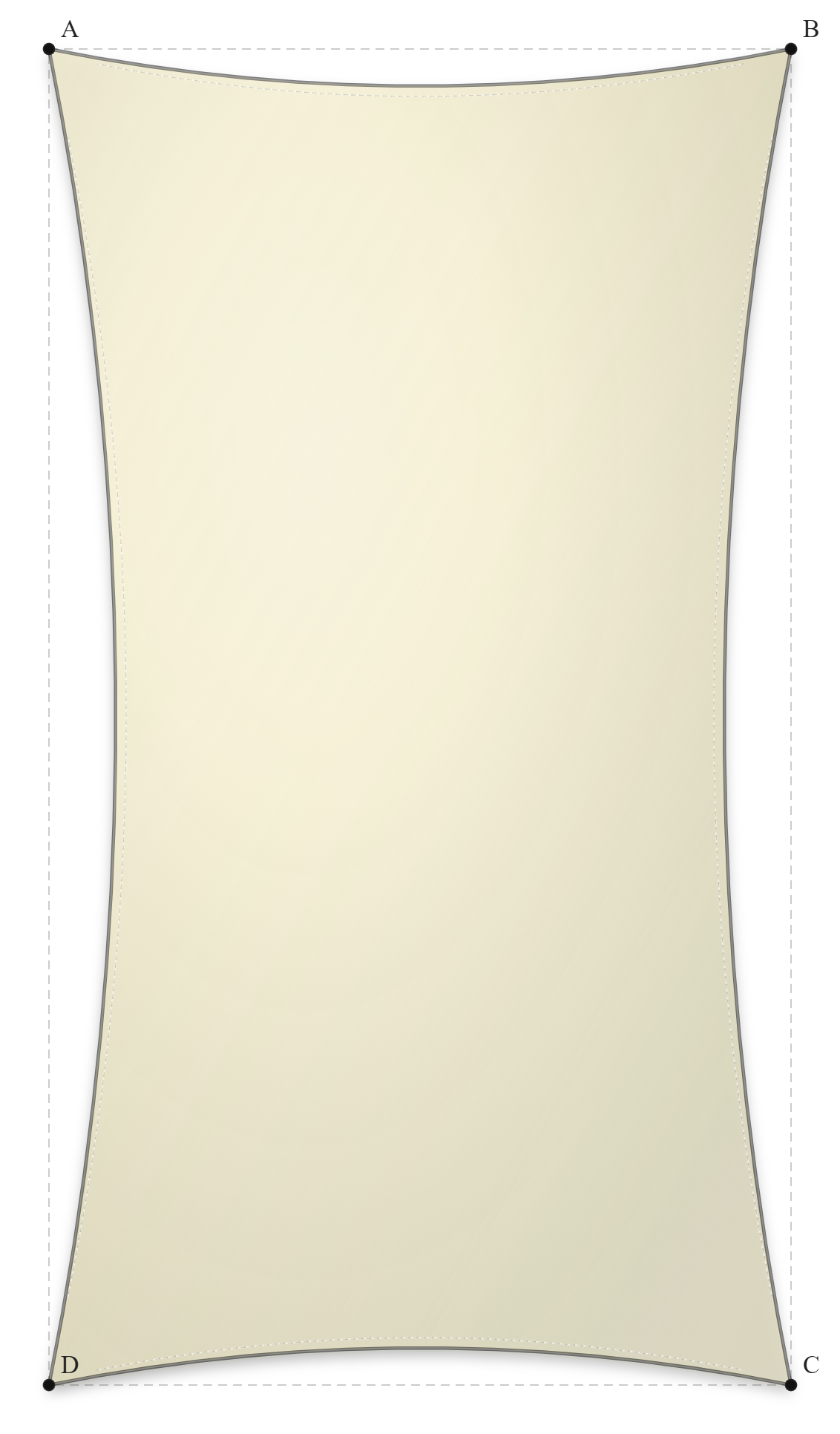 Voile d'ombrage - Forme Rectangle - Naturel (759 AustralMesh)