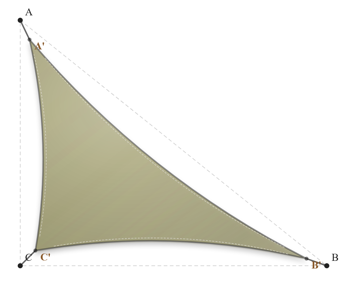 Voile d'ombrage - Forme Triangle Rectangle - Tilleul 96-50848