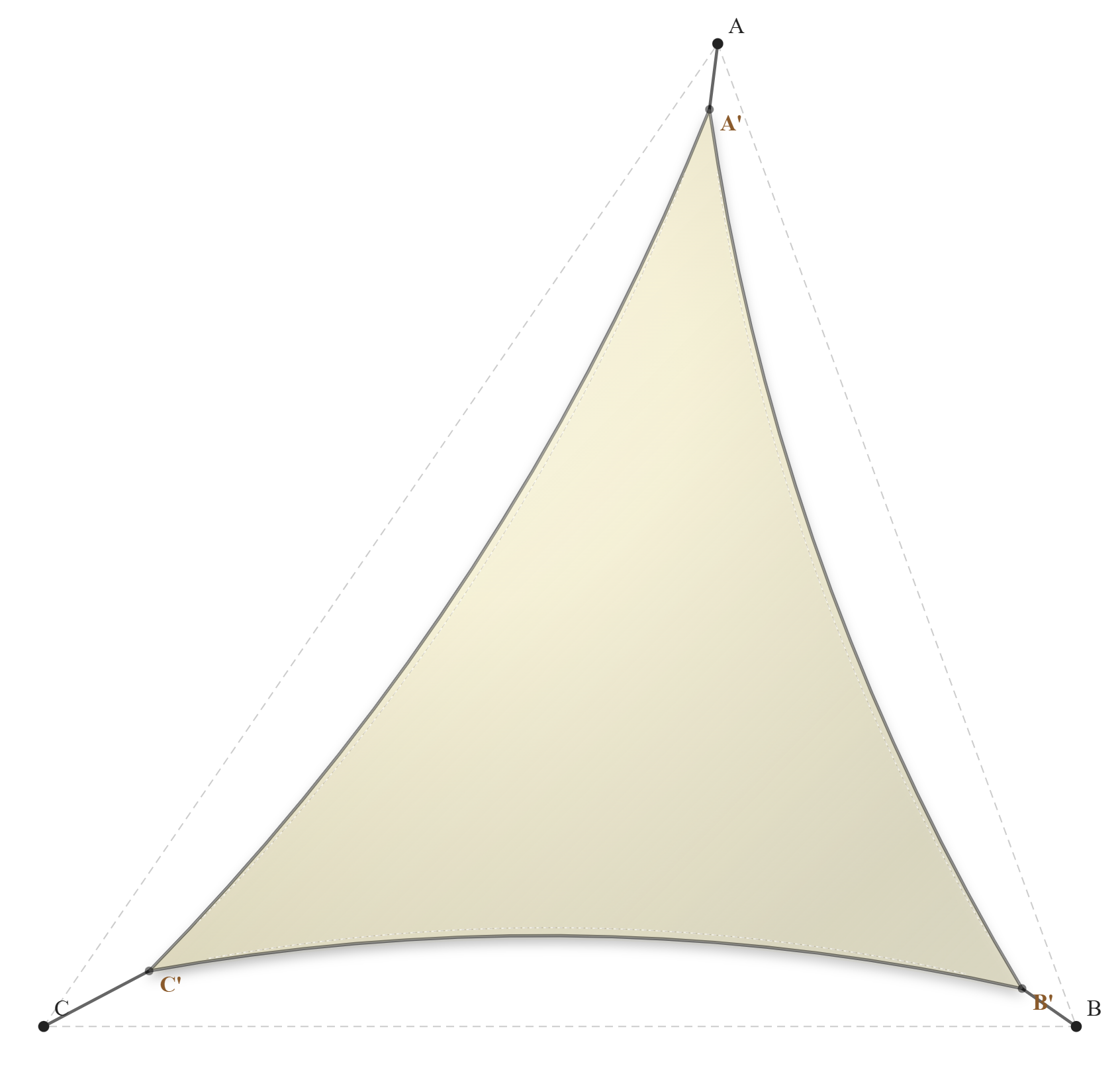 Voile d'ombrage - Forme Triangle - Naturel (759 AustralMesh)