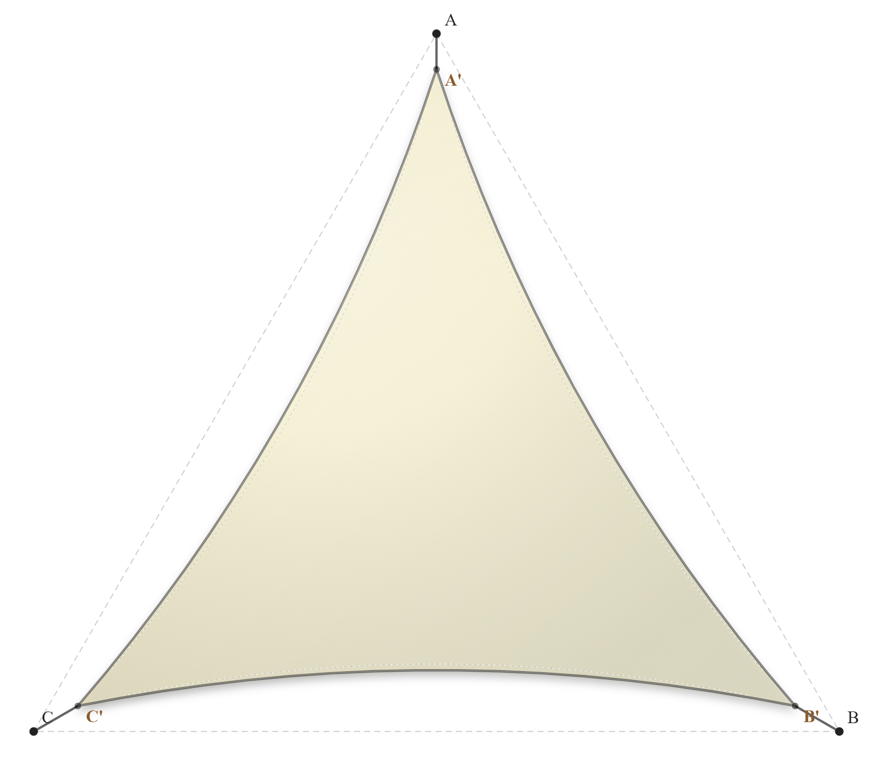 Voile d'ombrage - Forme Triangle - Naturel (759 AustralMesh)