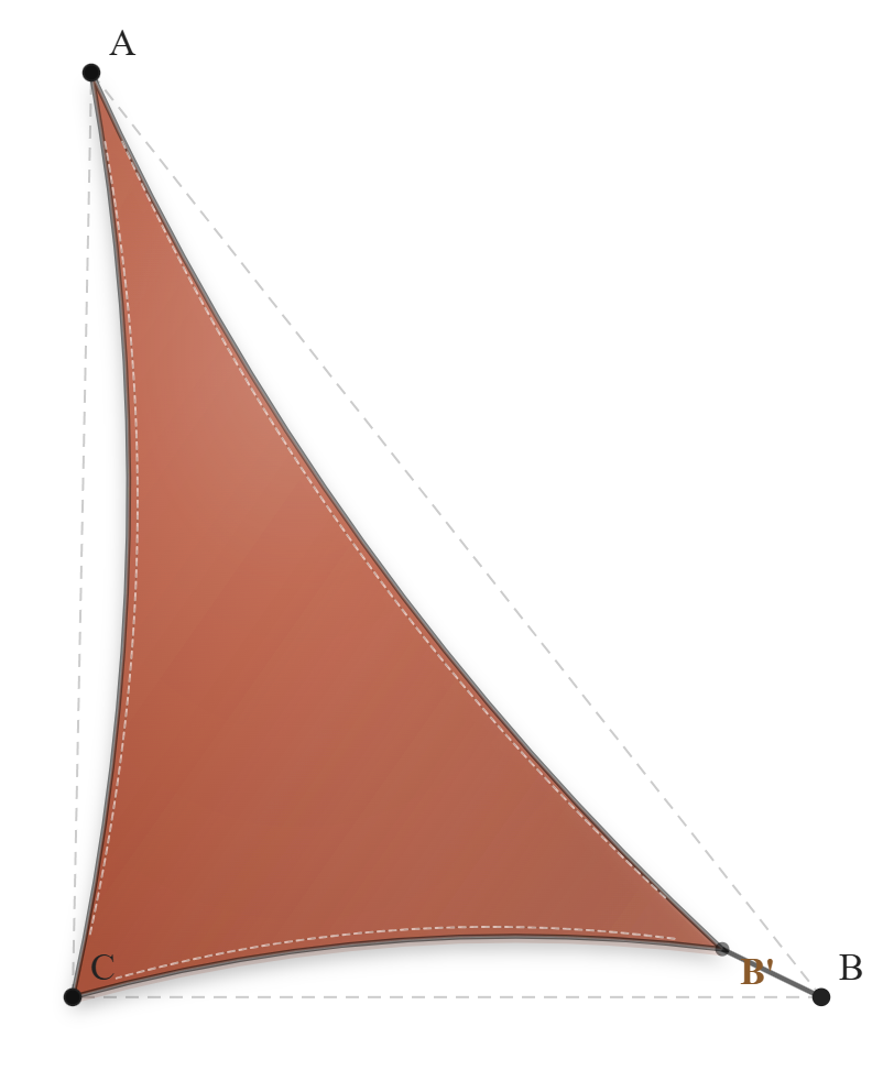 Voile d'ombrage - Forme Triangle - Brique 92-51180