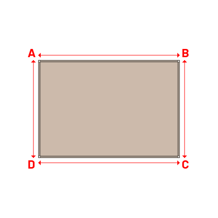 Bâche Rectangle en Soltis 96 - Toile d'ombrage haute performance Beige Sablé 96-2135 - 2.92x2.02m