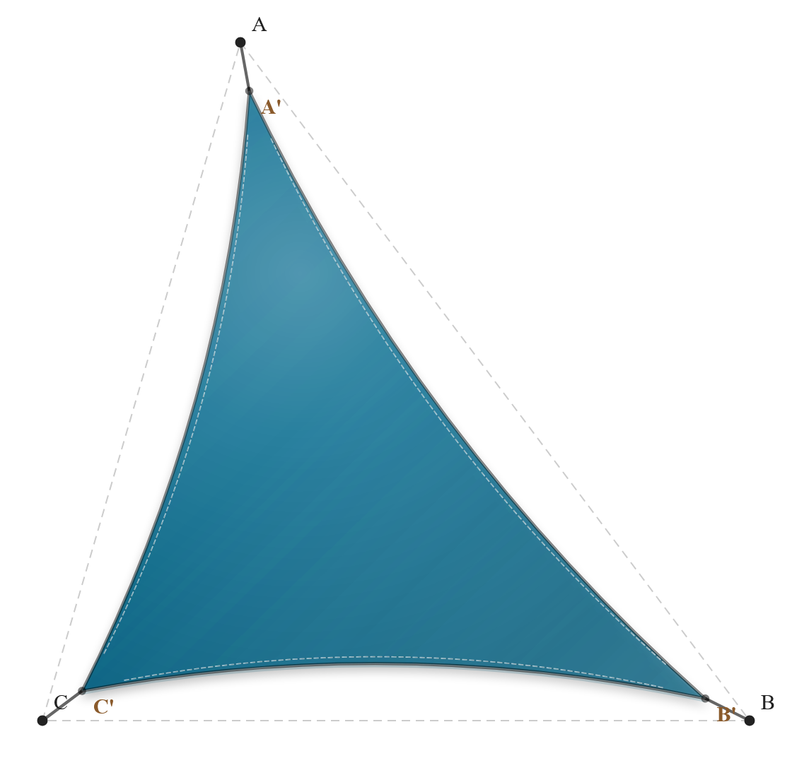 Voile d'ombrage - Forme Triangle - 263 Bleu Azur