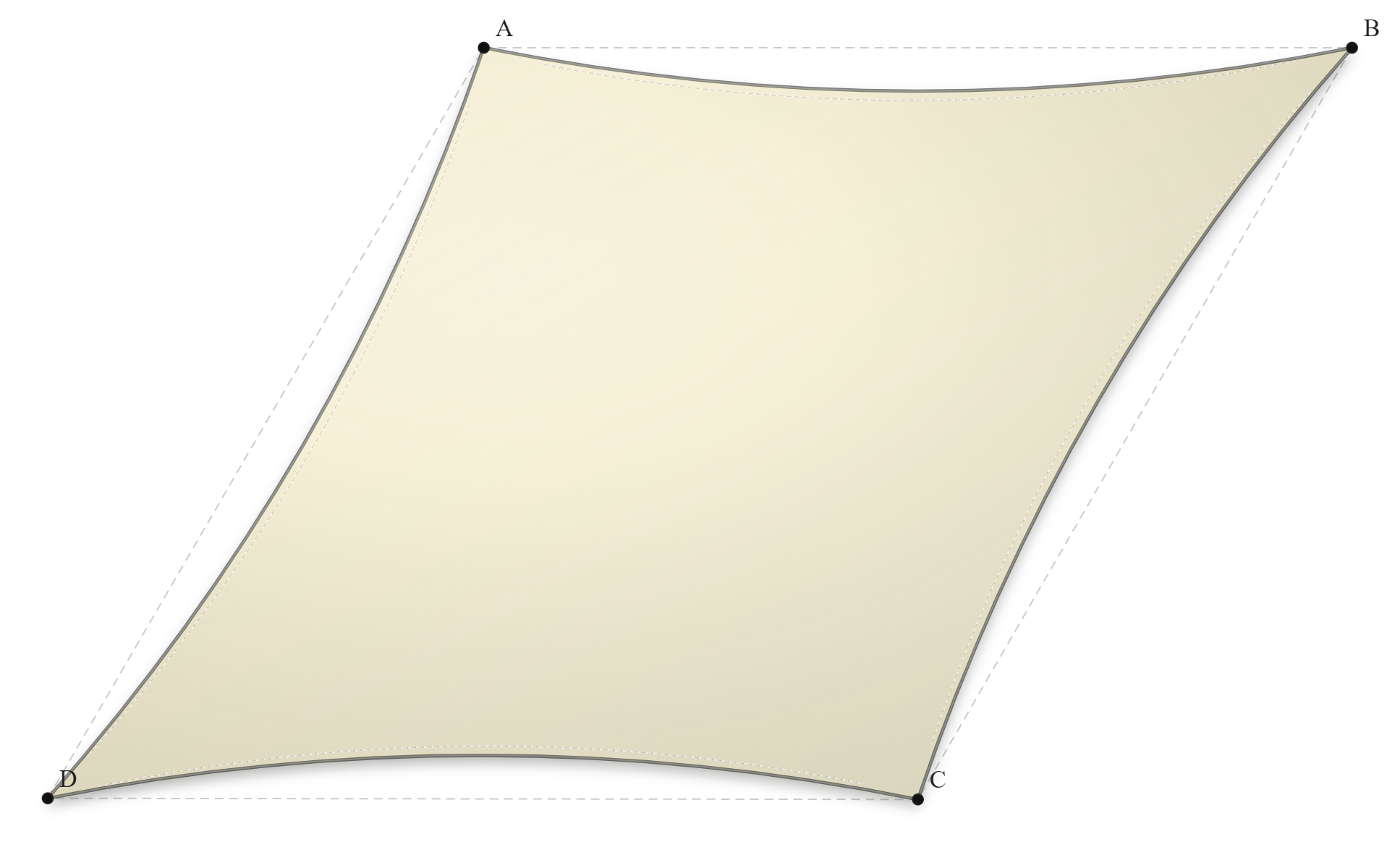 Voile d'ombrage - Forme Trapèze - Naturel (759 AustralMesh)