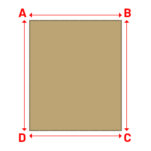 Bâche Rectangle en AustralMesh - Toile d'ombrage ajourée Sable du désert (704 AustralMesh) - 5.00x6.00m