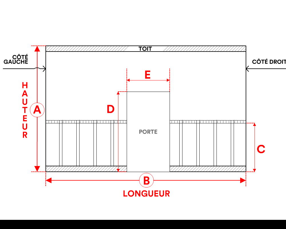 Bâche de façade pour mobil-home