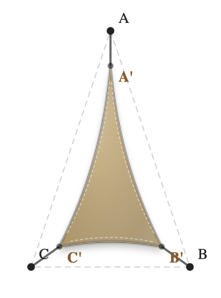 Voile d'ombrage - Forme Triangle - Sable du désert (704 AustralMesh)