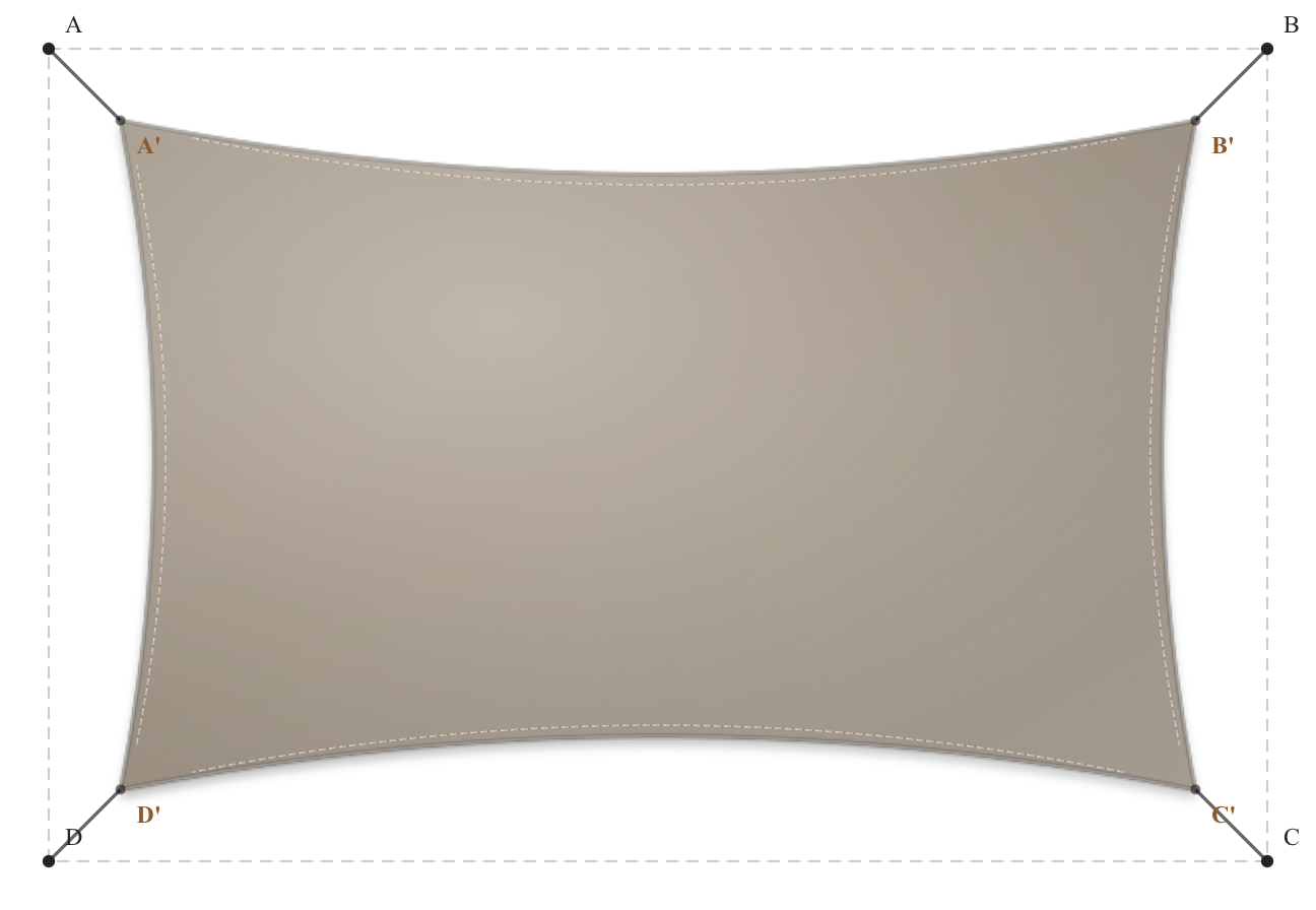 Voile d'ombrage - Forme Rectangle - Taupe 96-50850