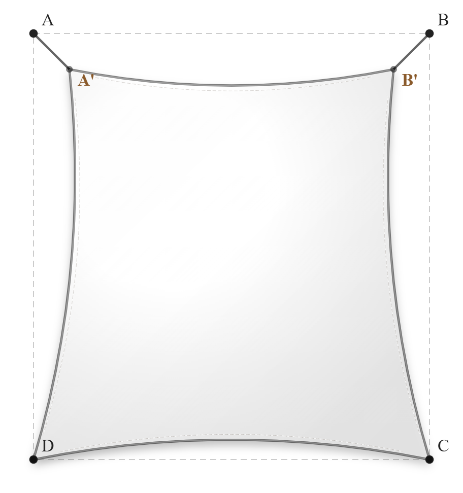 Voile d'ombrage - Forme Rectangle - Blanc (112 AustralMesh)