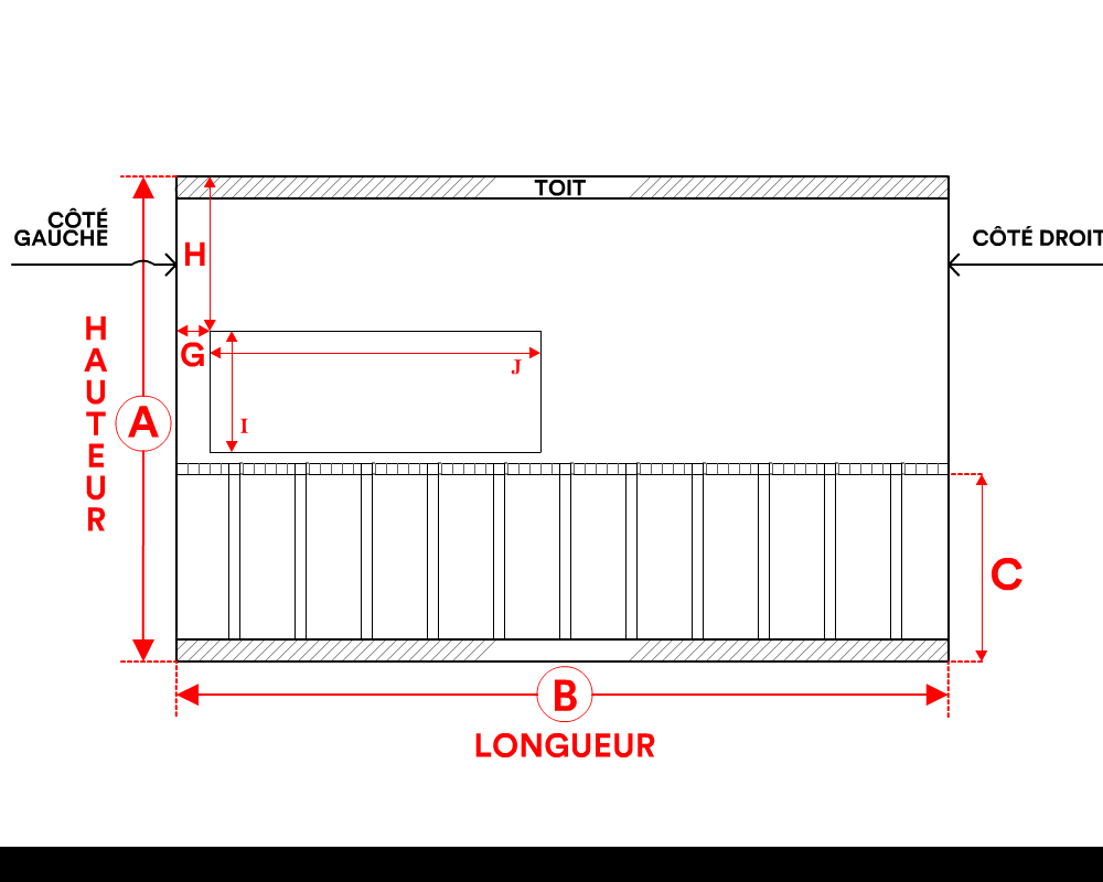 Bâche de façade pour mobil-home