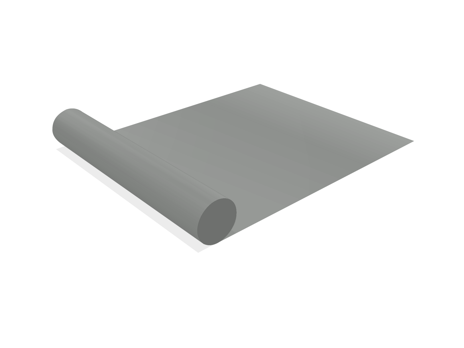 Toile à la coupe - 10m X 2.7m - Protect 670 : La référence en matière de protection étanche Gris clair RAL 7038