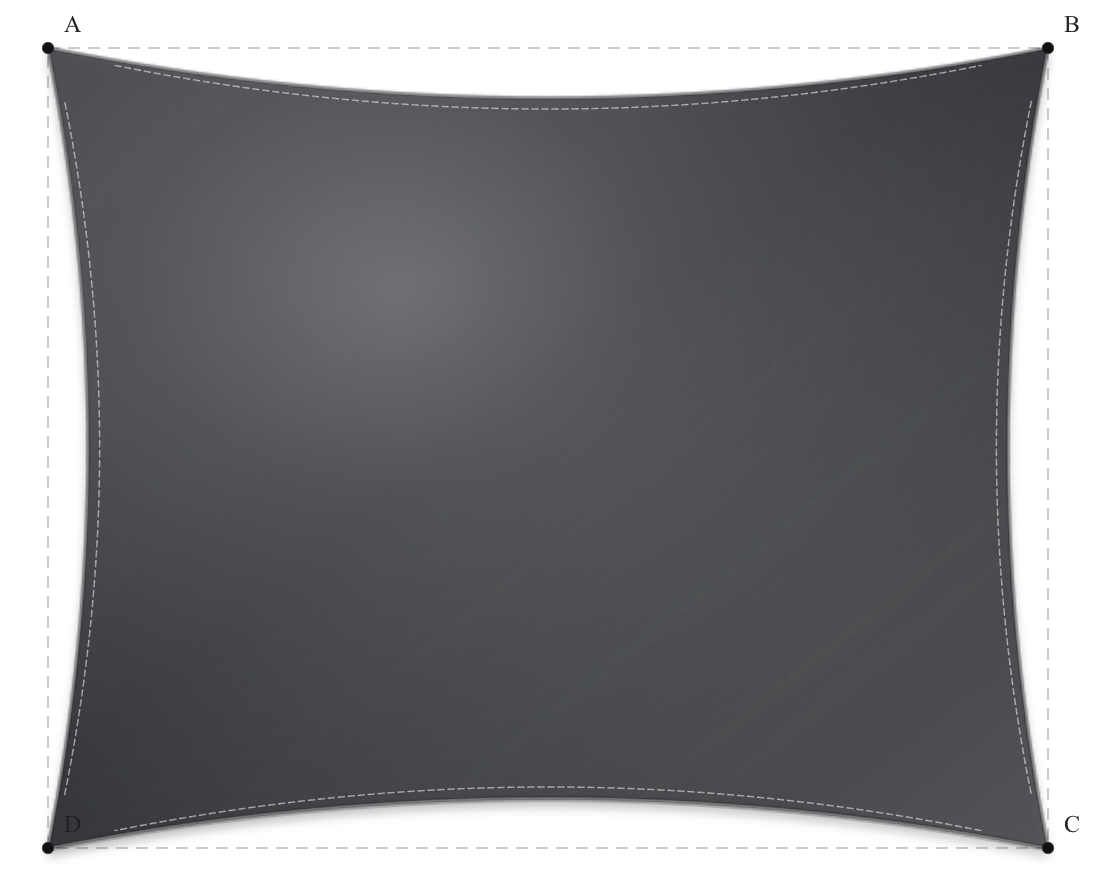 Voile d'ombrage - Forme Rectangle - Anthracite 96-2047